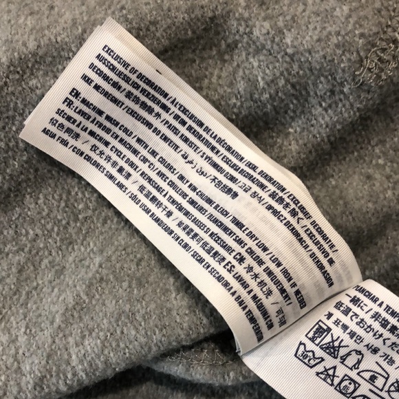 ABERCROMBIE KIDS Brushed Fleece Zip-Up Logo Hoodie Sweatshirt - Picture 4 of 8